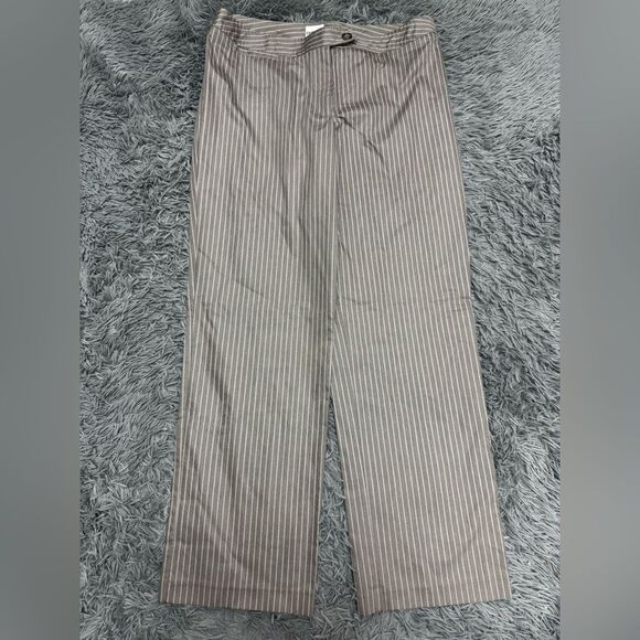 Chicos Striped Wide Leg Pants Size 2 (12) - Picture 1 of 8